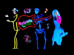 Black Light Theatre HILT images OF love MUSIC